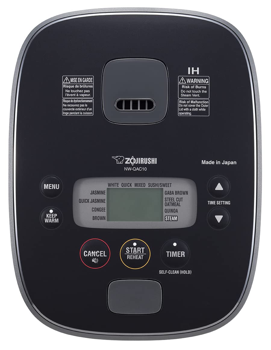 Nw QAC10 5.5 Cup Induction Rice Cooker and Warmer (9.25 x 12.25 x 7.88 / 5.5 CUP)