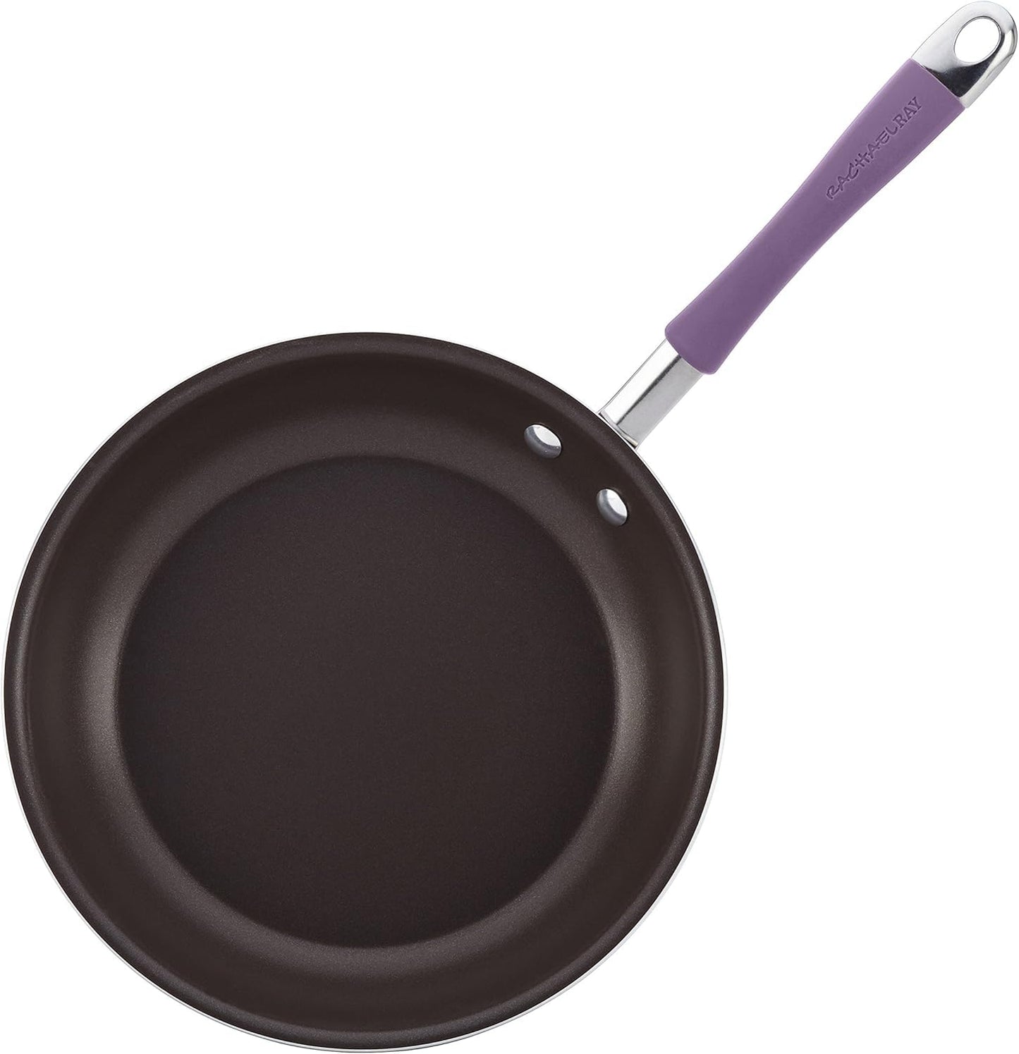 Cucina Nonstick Cookware Purple Pots and Pans Set (Lavender Purple / 12 Piece Porcelain Enamel)