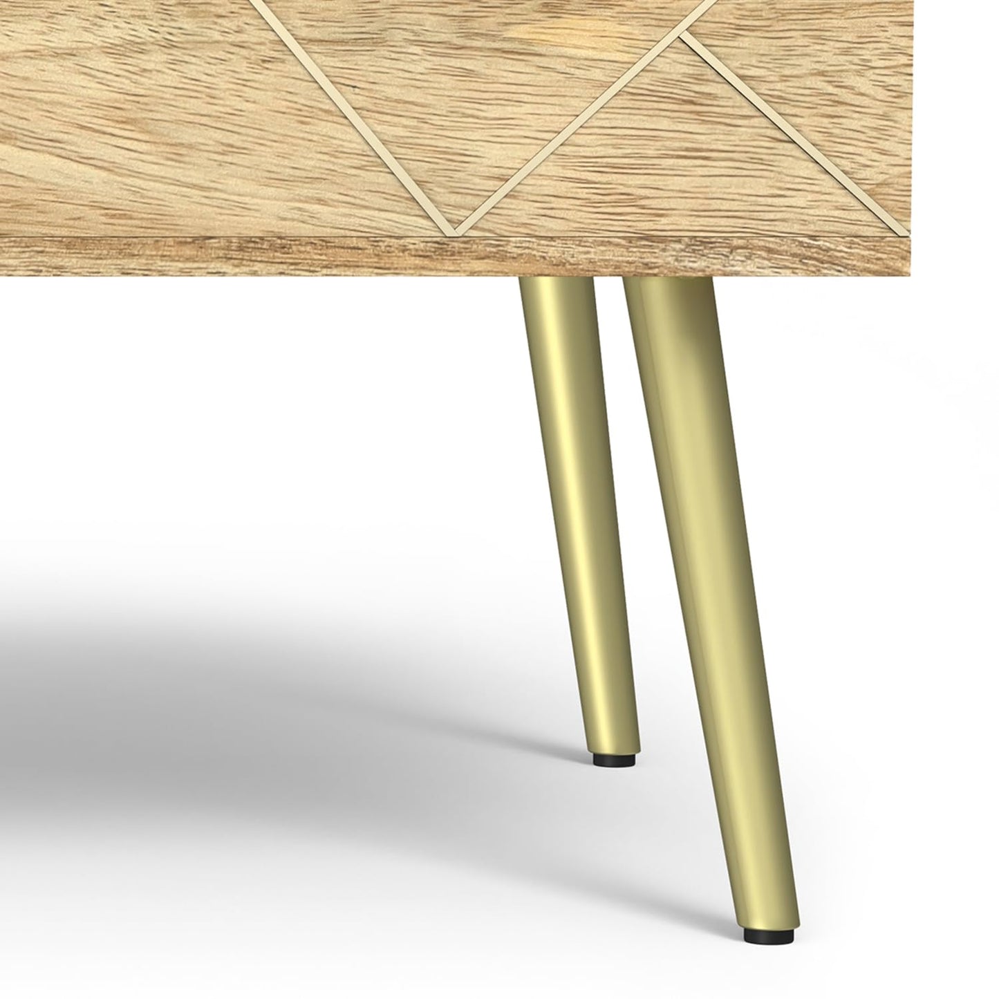 Jager 36" Wide Solid Mango Wood Lift Top Coffee Table in Natural