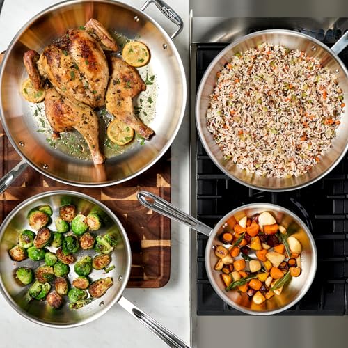 D3 Stainless Steel 12" Fry Pan (12 inch)