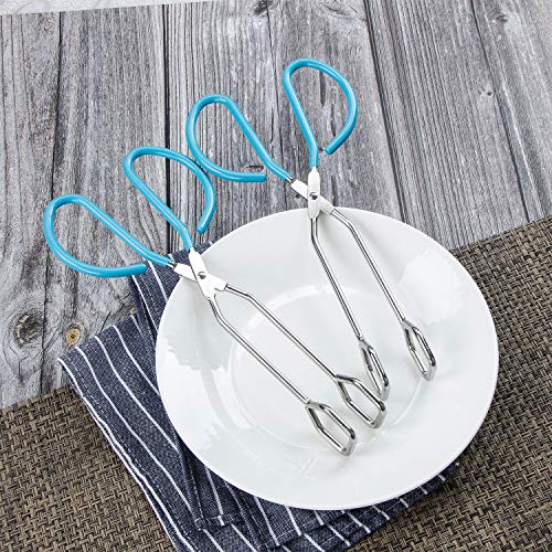 10 Inch Stainless Steel Scissor Tongs (2 Count)