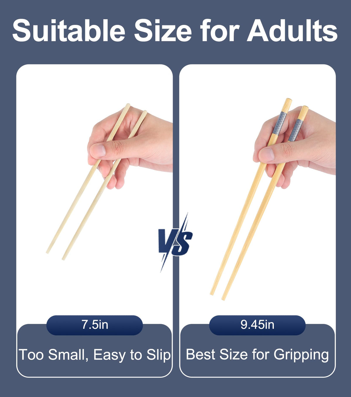 100 Pairs Bamboo Chopsticks (100Pairs)