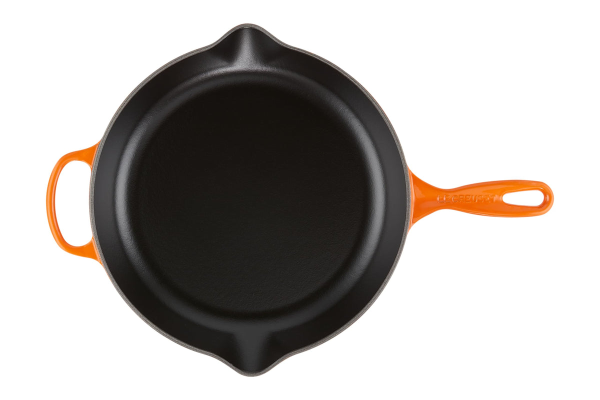 Enameled Cast Iron Signature Round Skillet (11.75" / Flame)