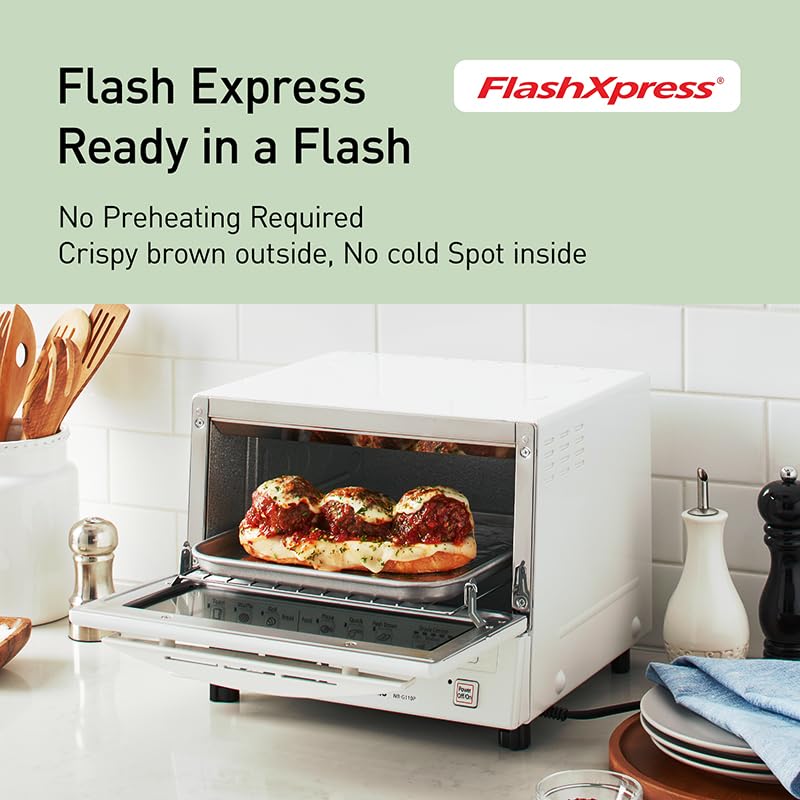 FlashXpress Toaster Oven Countertop (FlashXpress Compact / White)