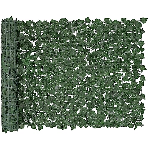 Artificial Ivy Privacy Fence Screen (Ivy / 39 x 98 inch)
