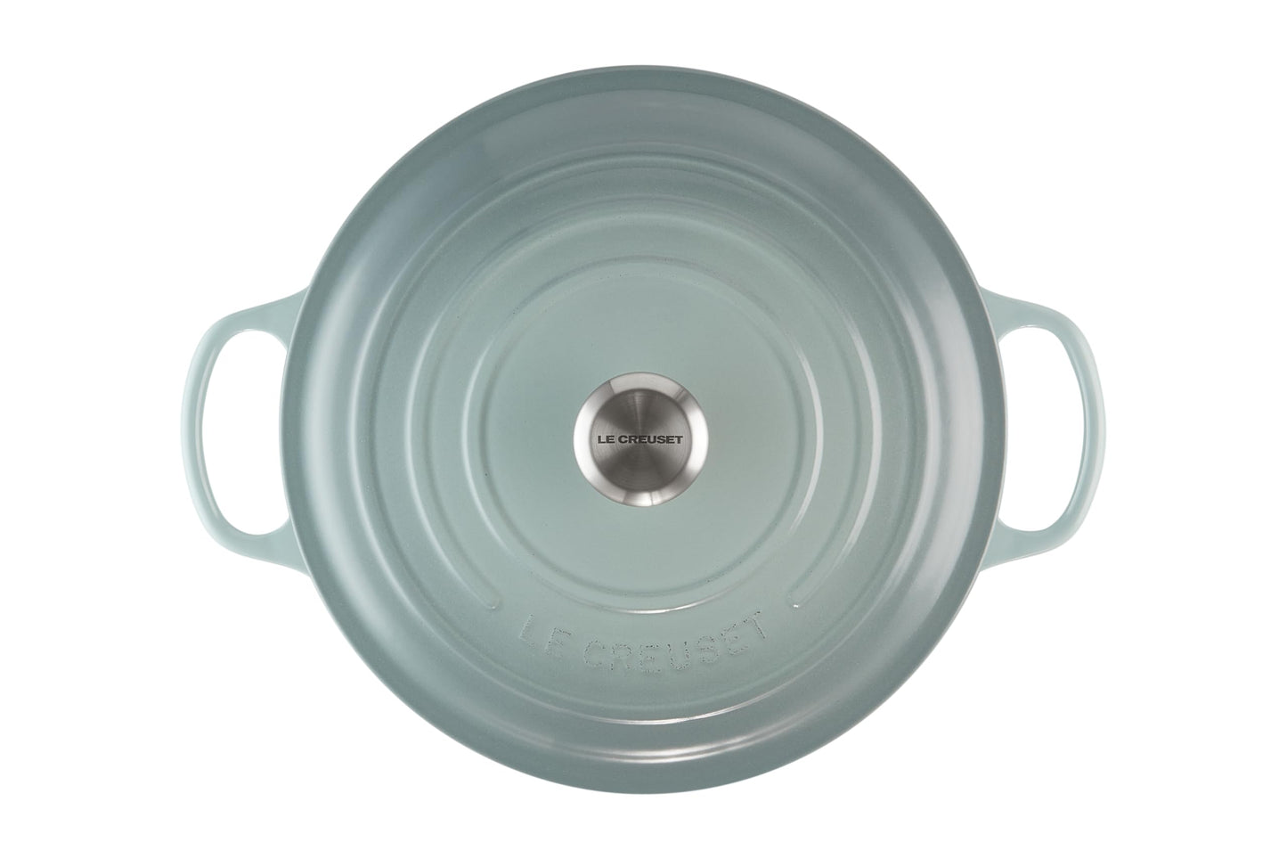 Enameled Cast Iron Round Dutch Oven (Sea Salt / 9 Qt)