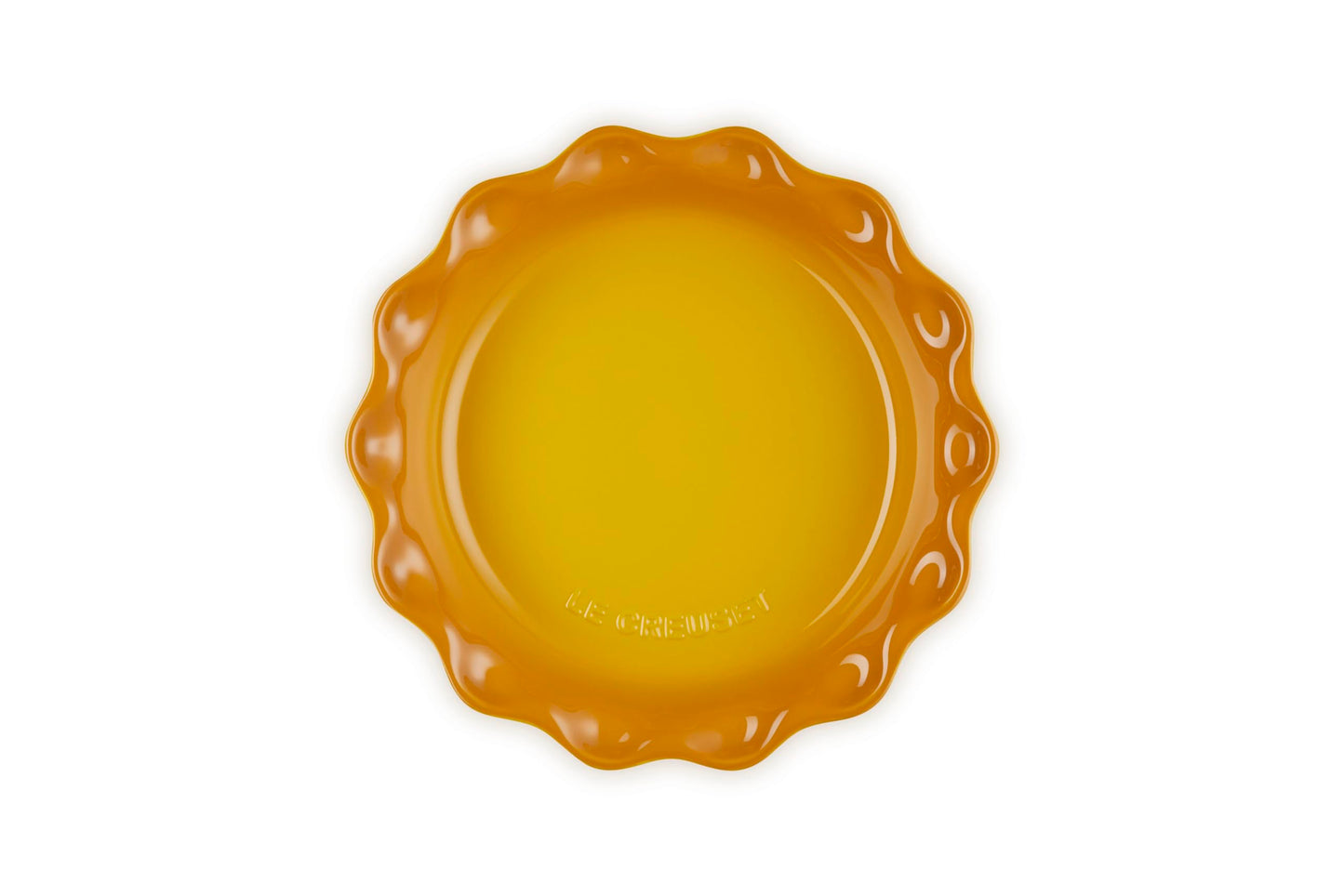 Stoneware Heritage Fluted Pie Dish (Nectar)