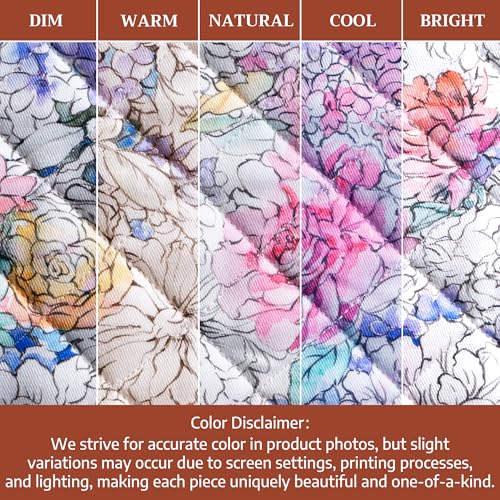Pot Holders 100% Cotton Potholders (044 - Floral Love / 8" x 8" (Pot Holder Pack of 2))