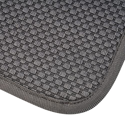 Dish Drying Mats 2 Pack (16''X18'' / 2 Pack Grey)