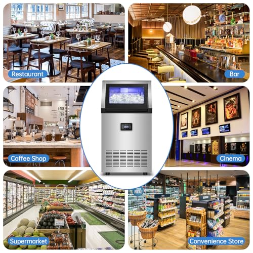 200 lbs High Output Ice Maker Undercounter Built