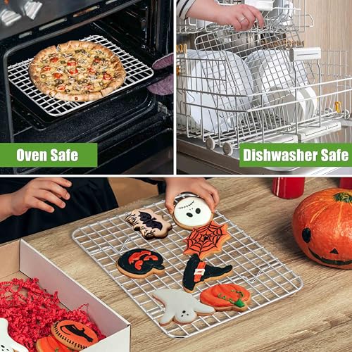 8.7"x6.3" Stainless Steel Mini Cooling Rack Set Fit 9x7 Sheet Pan (8.7" x 6.3")