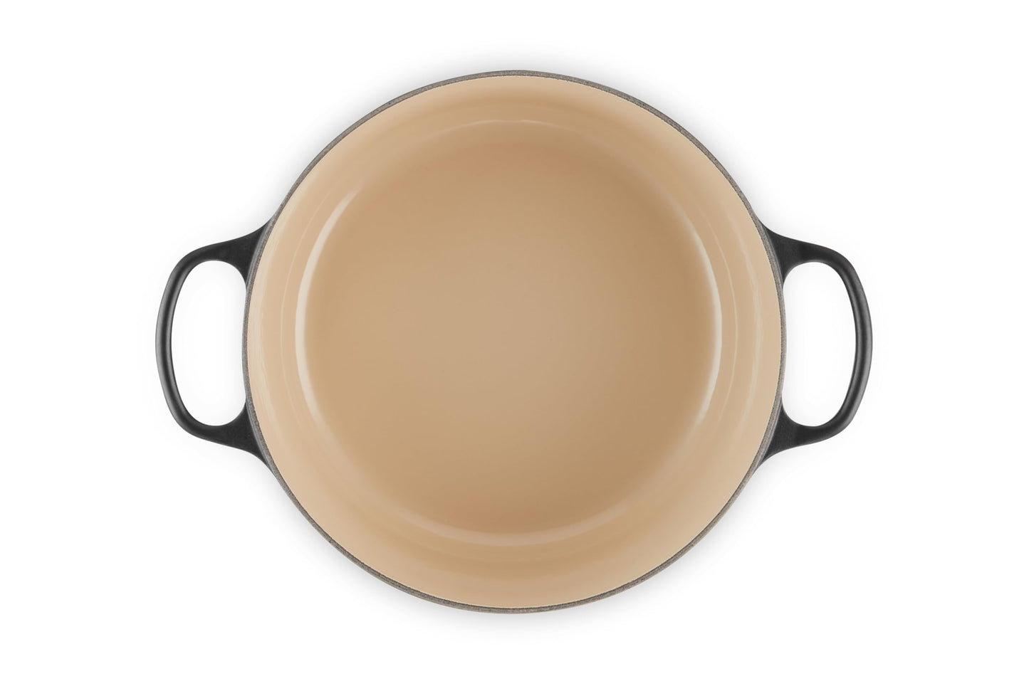 Enameled Cast Iron Round Dutch Oven (Licorice / 7.25 Qt)