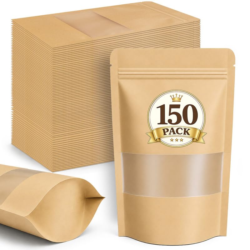 150 Pack Resealable Bags (Yellow / 150 Pack 3.5x5.5in (9x14cm))