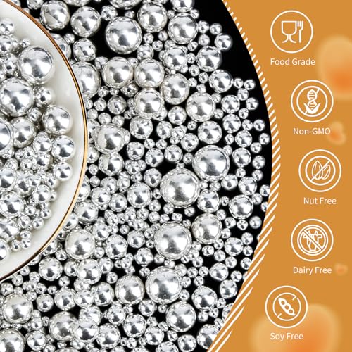 Silver Pearl Sprinkles (4.5 Ounce)