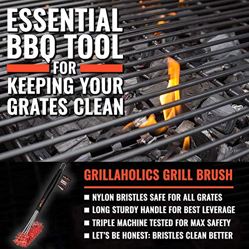 Nylon Grill Brush for Porcelain Grates