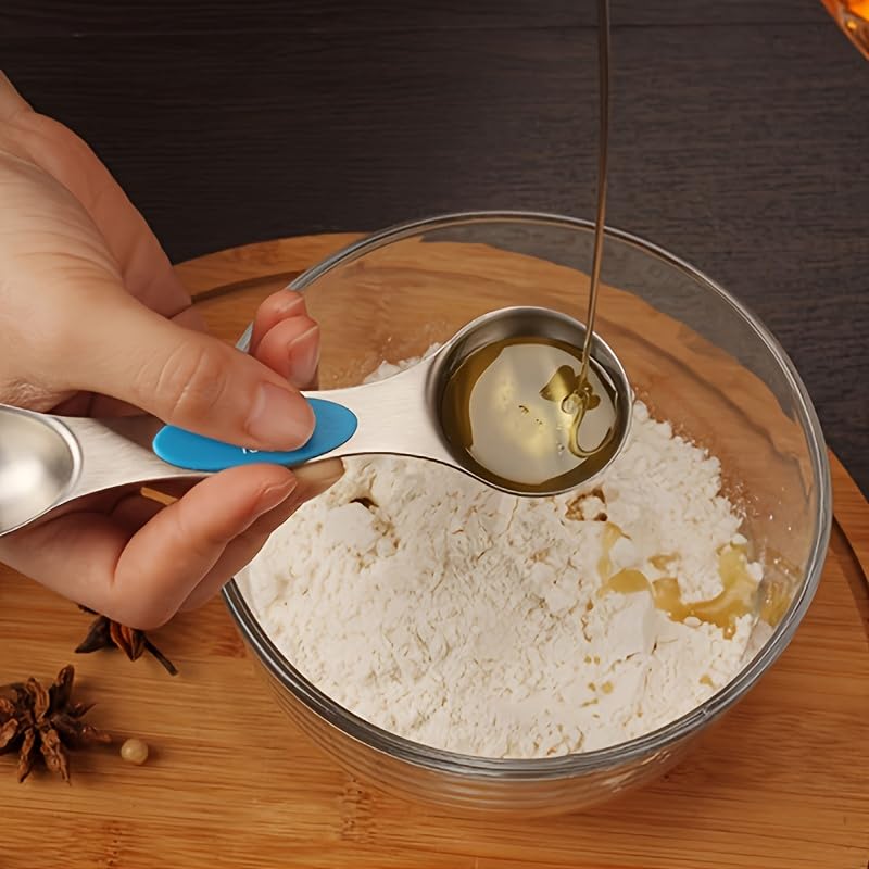 19 Pc Magnetic Measuring Cups and Spoons Set (19 Piece - Rainbow)