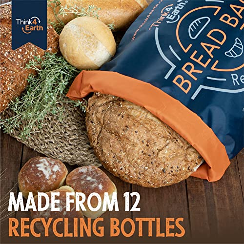 Premium Blue Reusable Bread Bags for Homemade Bread