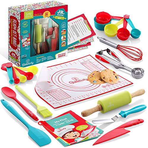 31 Piece Kids Baking Tools Set for Young Chefs (Baking Set)