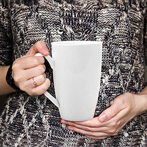 Porcelain Tea Mug with Infuser and Lid (White)