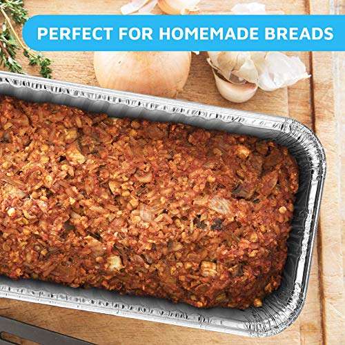 Aluminum Disposable Loaf Pans (2Lb 50 Pack)