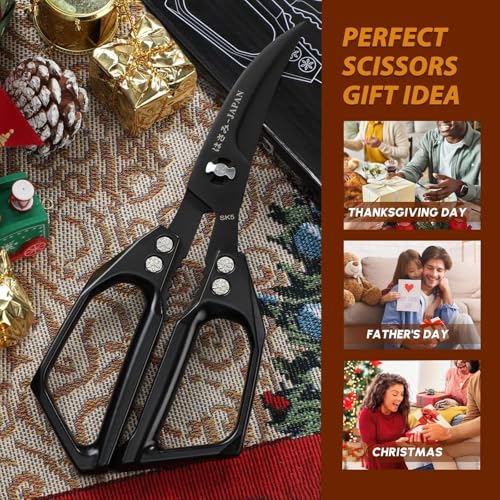 Kitchen Scissors for Food (Bright Dark)
