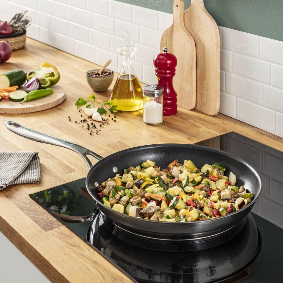 x Jamie Oliver Nonstick Coated Stainless Steel Pan 11 (Nonstick Stainless Steel / 11-Inch)