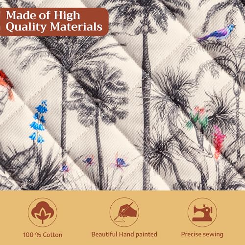 Pot Holders 100% Cotton Potholders (021 - Amazonia / 8" x 8" (Pot Holder Pack of 1))