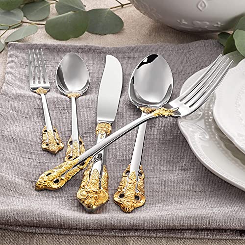 Luxury 45 Piece 18 (Gold Accent)