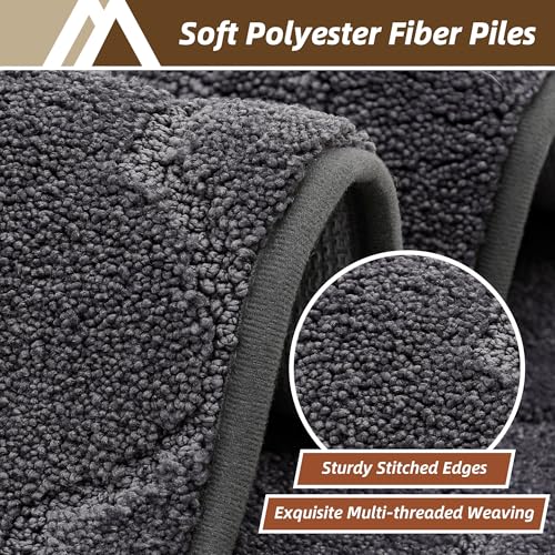 Kitchen Rugs Non Slip Washable 32"x48" (Dark Grey / 32"X 48")