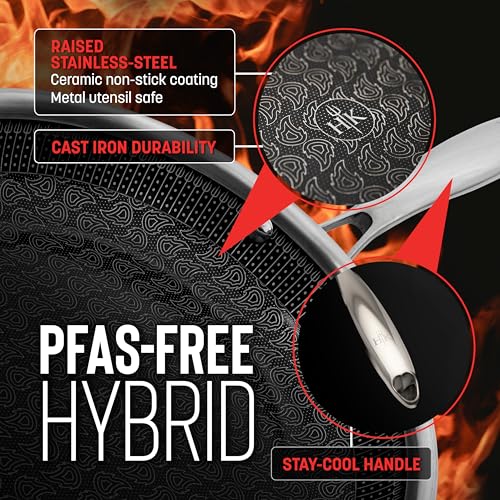 6 Piece Hybrid Fry Pan Set