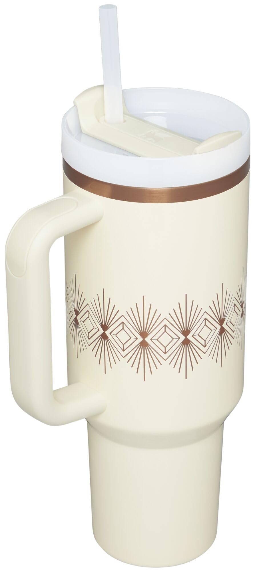 Quencher H2.O FlowState™ Tumbler 40 oz Cream Gloss Deco (40 Ounces / Cream Gloss Deco)