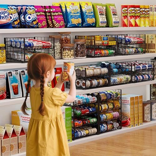 3 Pack Stackable Can Rack Organizer (3 Count)