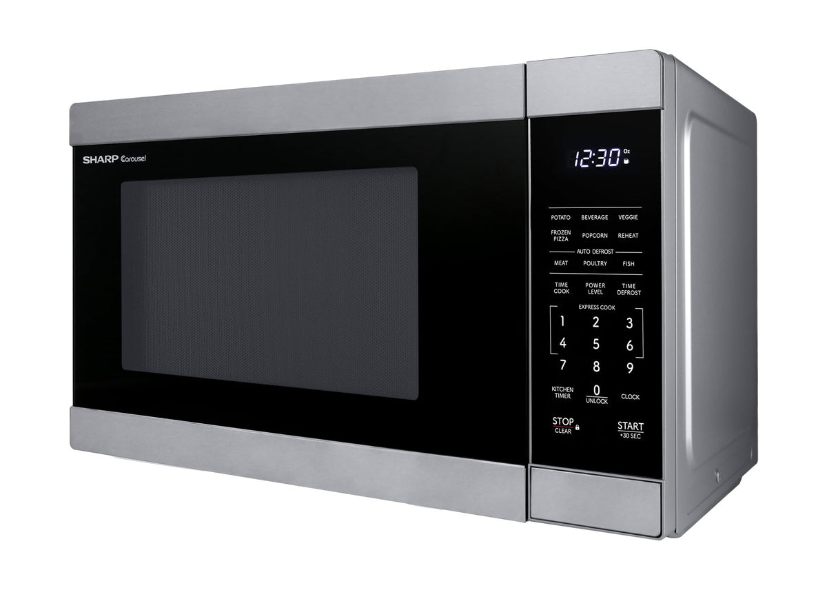 SMC1162KS 1.1 cu. ft. 1000W Stainless Steel Countertop Microwave Oven (Stainless Steel)