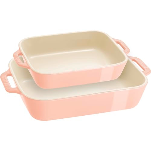 Ceramic 2 pc Rectangular Baking Dish Set