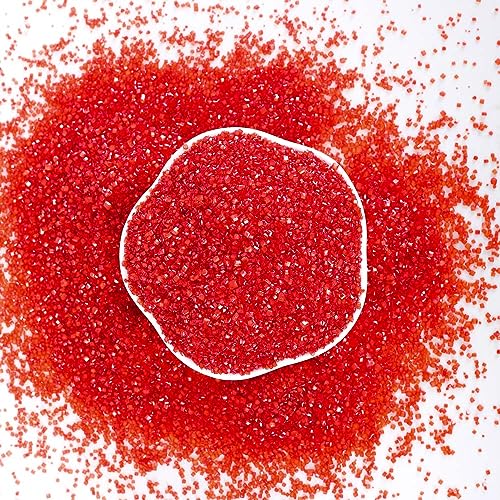 Red Sanding Sugar Sprinkles (3 Ounce)