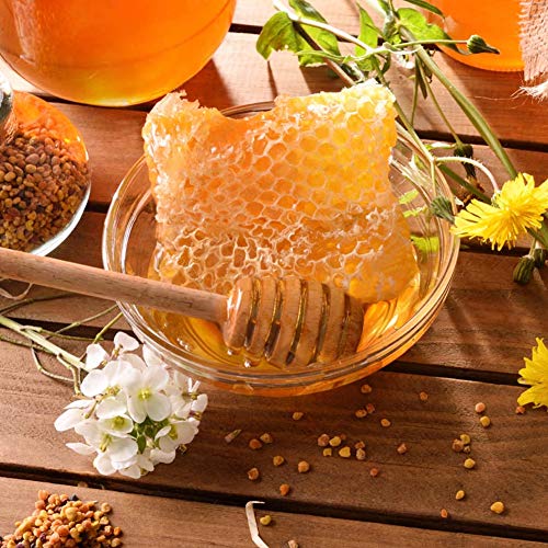 12 Pack Mini Wooden Honey Dipper Sticks (12PACK 6inch)