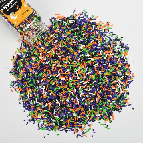 Halloween Sprinkles for Cake Decorating (Halloween Jimmies)