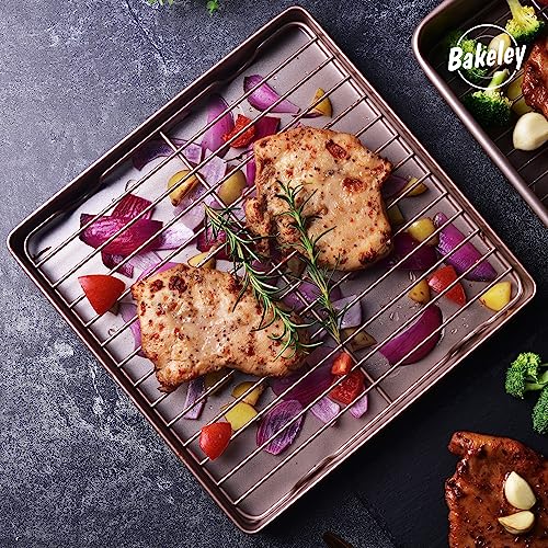 Roasting Pan with Rack (Champagne Gold / 11 Inch)