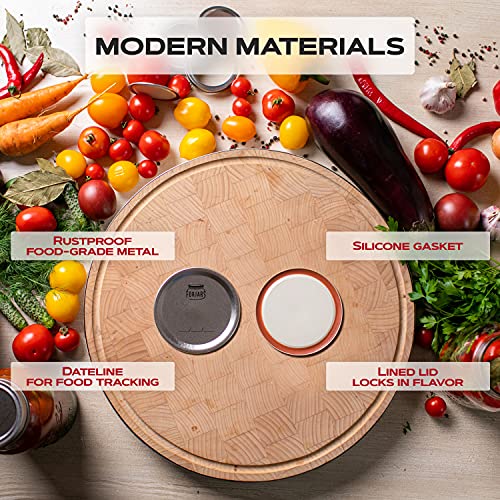 Wide Mouth Canning Lids (50-Pack)