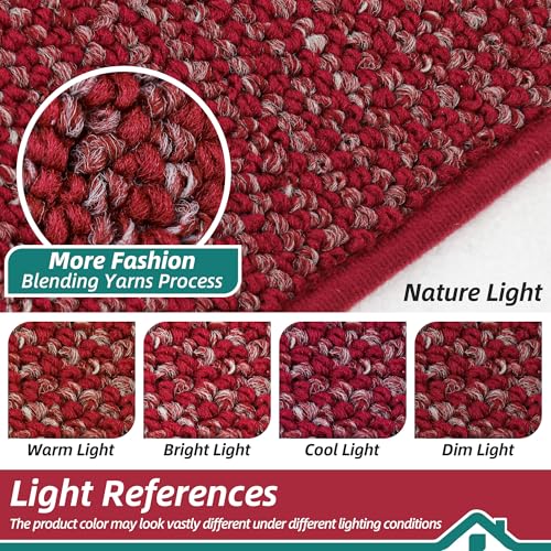 Kitchen Runner Rugs 20"x48" (Red / 20" X 48" (Rectangular))