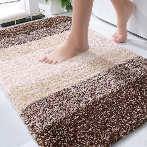 Bathroom Rugs Mat 34x21 (34" X 21" / Brown)