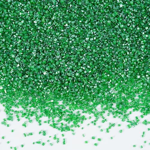 Green Sanding Sugar Sprinkles (Christmas Green)
