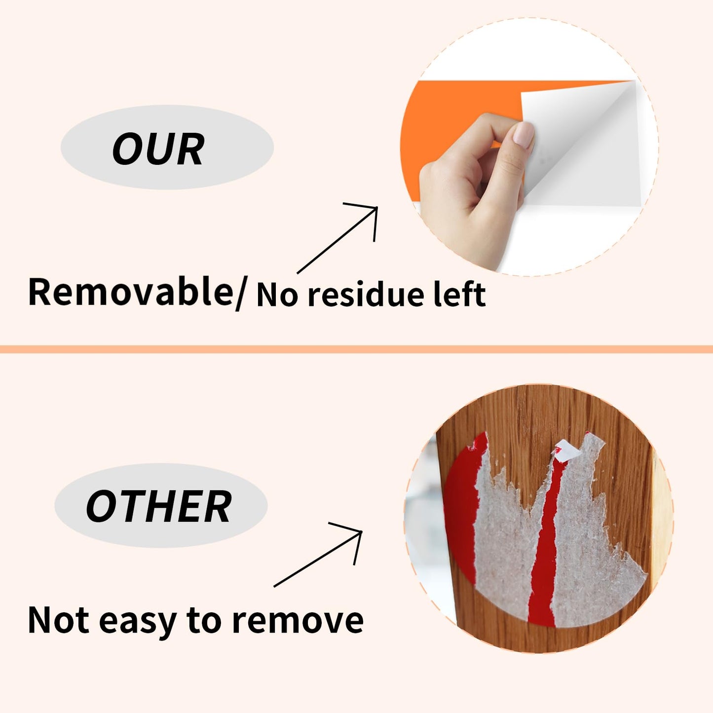 3"X5" Rectangle Colored Labels