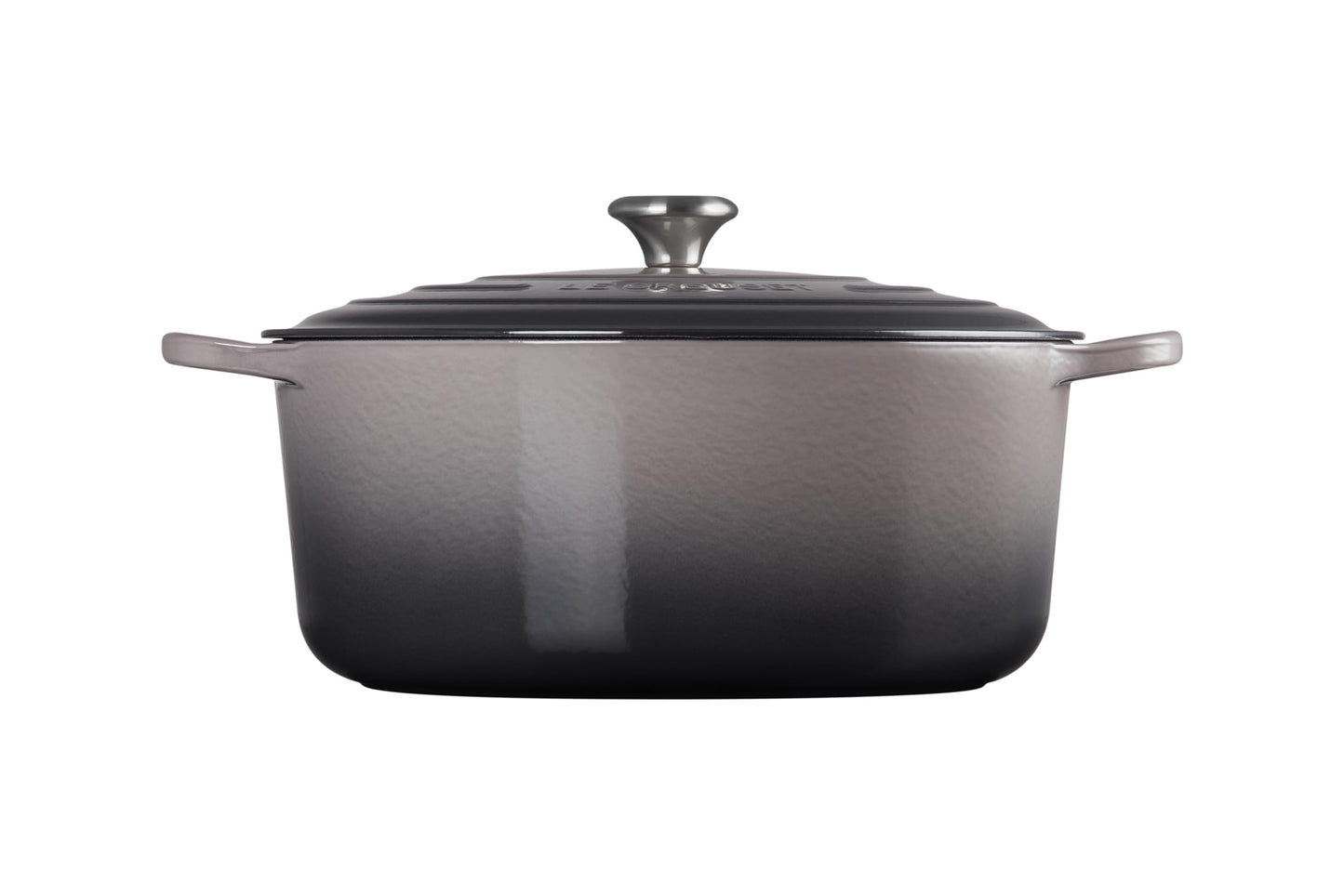 Enameled Cast Iron Round Dutch Oven (Oyster / 13.25 Qt)