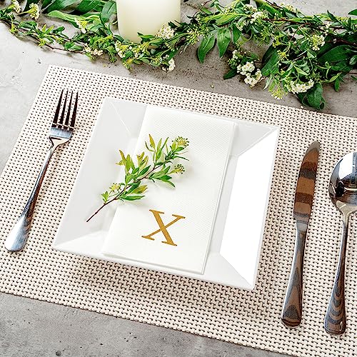 Luxenap 15.8 X 7.9 Inch Linen (Gold / 2000 Count / X)