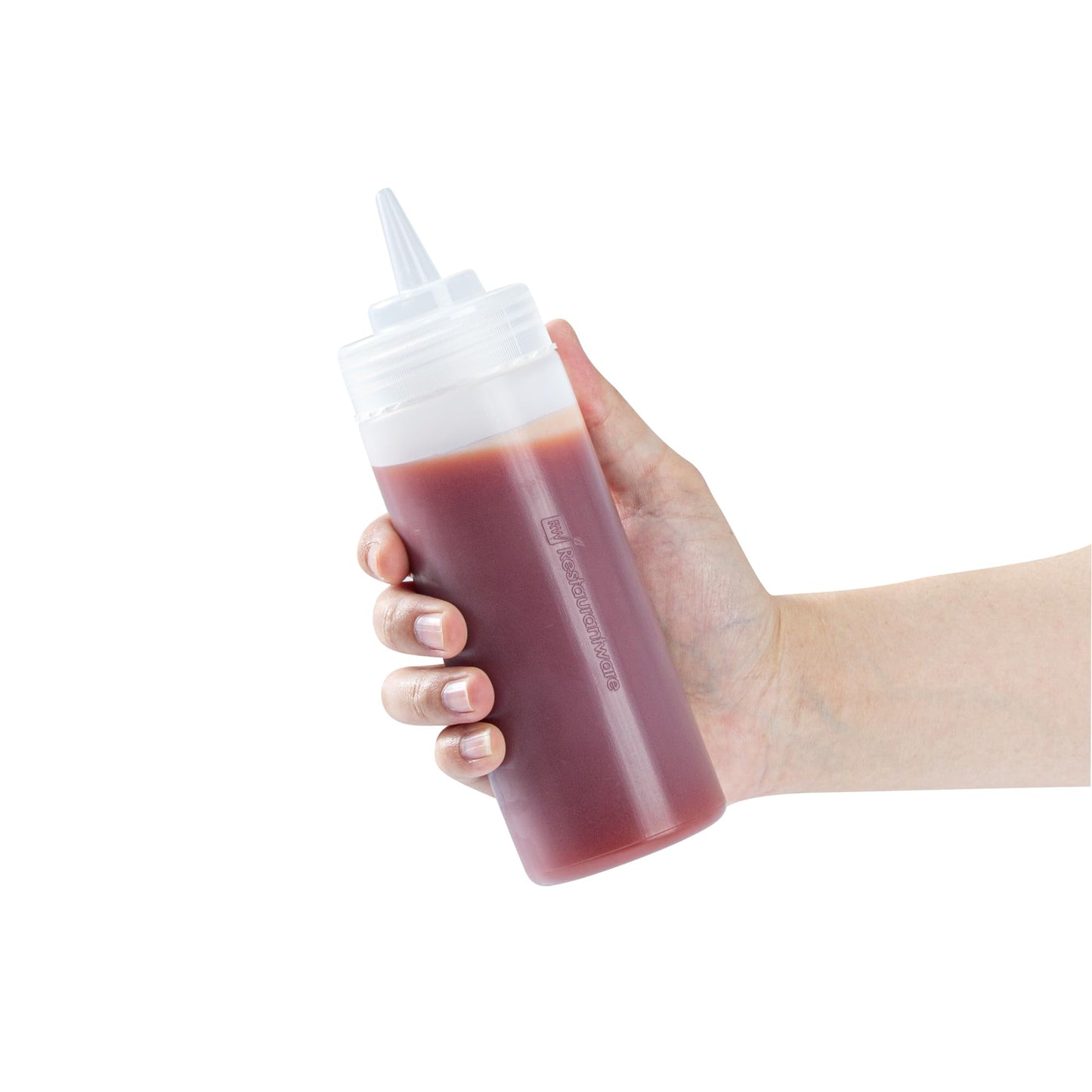 12 Ounce Condiment Squeeze Bottle 1 With Lid Plastic Squeeze Bottle