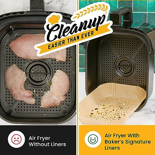 Rectangular Air Fryer Liners Disposable (125 Count)