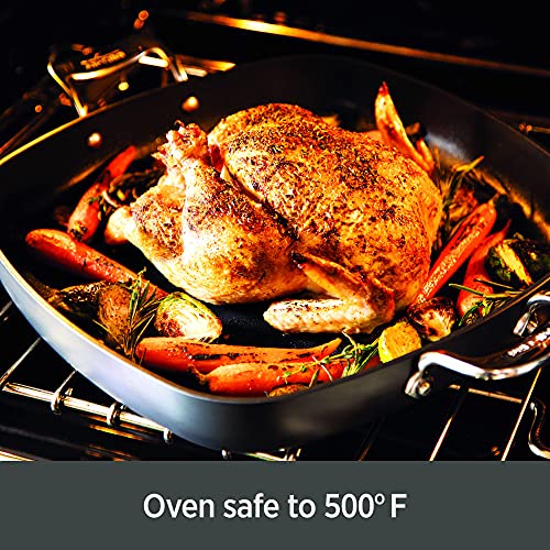 Essentials Hard Anodized Nonstick Fry & Sauce Pan Set 8.5 Inch (3-Piece Set)