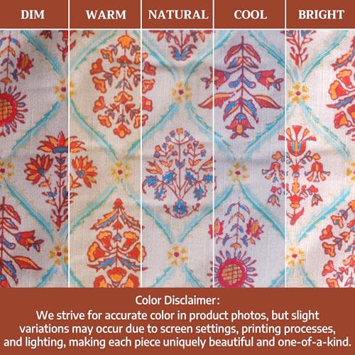 Double Oven Mitts 100% Cotton Double Oven Glove (025 - Romane / 7" x 35" (Double Oven Mitt))