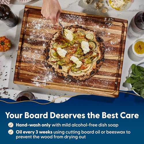 Bradbury Teak Wood Cutting Board (Bradbury | Teak | Edge Grain)